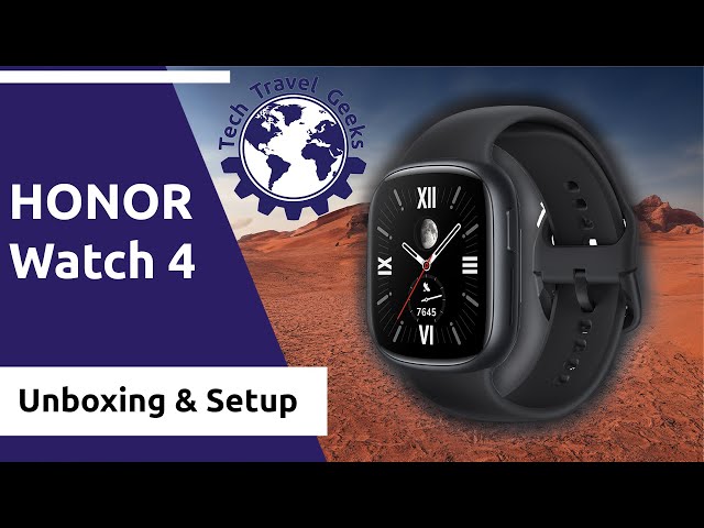 Experience Elegance and Functionality with the Honor Watch 4 Pro 