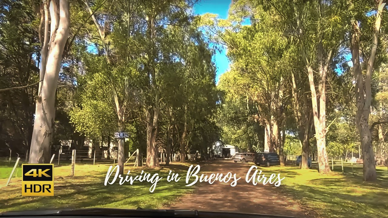 Поездка из Буэнос-Айреса в Сан-Висенте с расслабляющей музыкой — 4K HDR
