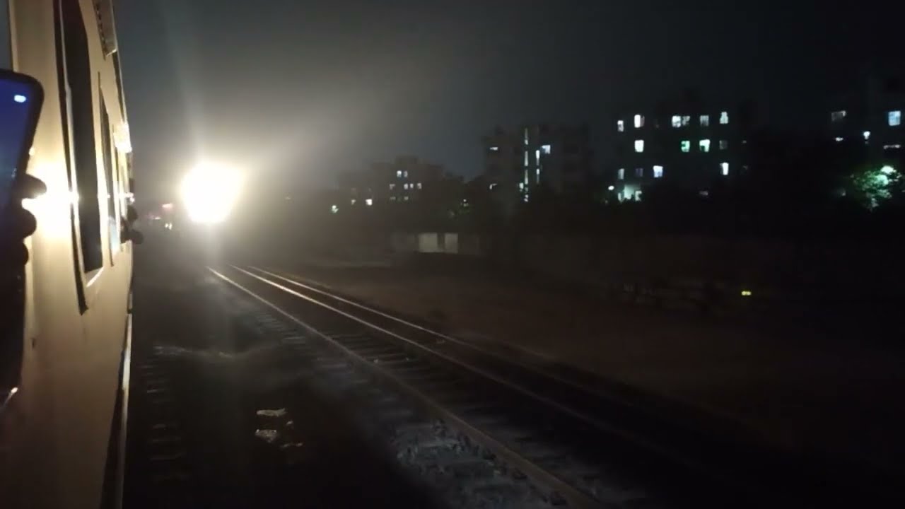 Meter Gauge Train s Double Line Crossing In Night YouTube Meter Gauge Train s Double Line Crossing In Night YouTube