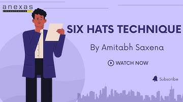 Six Hats Technique | Six Thinking Hats | Lean Six Sigma | Six Sigma | Anexas | Amitabh Saxena