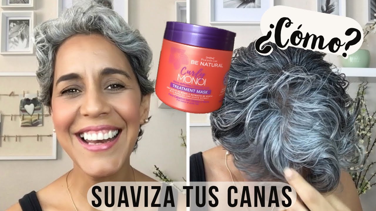 Tratamiento suavizar las canas | tomamos mientras? | Gray hair - YouTube