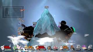 Super Smash Bros Ultimate 8 Player Cpu Battle On Brinstar Omega Form