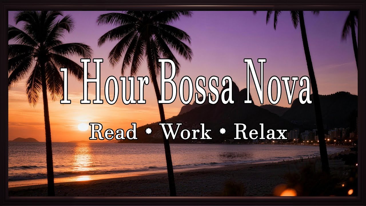 Sunny Coffee Shop ☕ 1 Hour Relaxing Bossa Nova & Jazz | Happy Morning Music for Work & Reading [4K]