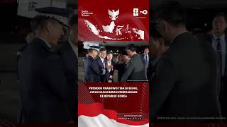 Presiden Prabowo Tiba Di Seoul Awali Kunjungan Kenegaraan Ke Republik Korea
