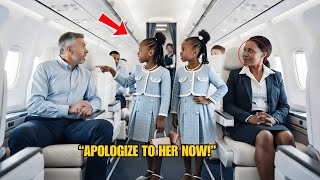 Black Multi-Billionaire Twin Girls Issue Final Warning After White Passenger Tells a Black Woman...