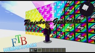 ExtraUtils2 Rainbow Generator - most efficient setup - FTB Hermit Pack - modded Minecraft 1.10.0