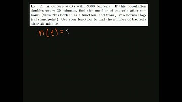 Section 4.6: Part I, exponential growth models