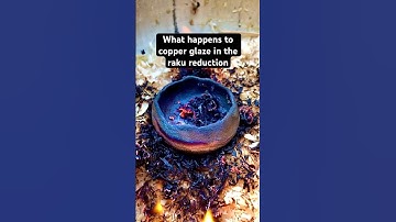 Watch the magic happen in Raku pottery!!  #clay #pottery #ceramic #glaze  #reduction #potter #asmr