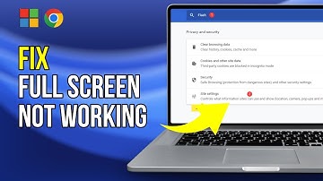 FIX!!! Full Screen Not Working In Google Chrome F11 (2024 Update)