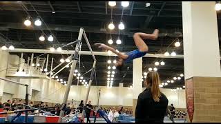 9.850 Xcel D Gymnastics1St Place Bar Routine - 2022