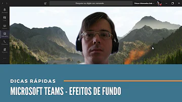 Como desfocar o fundo no Teams no celular?