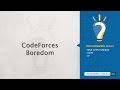 CodeForces 455A- Boredom