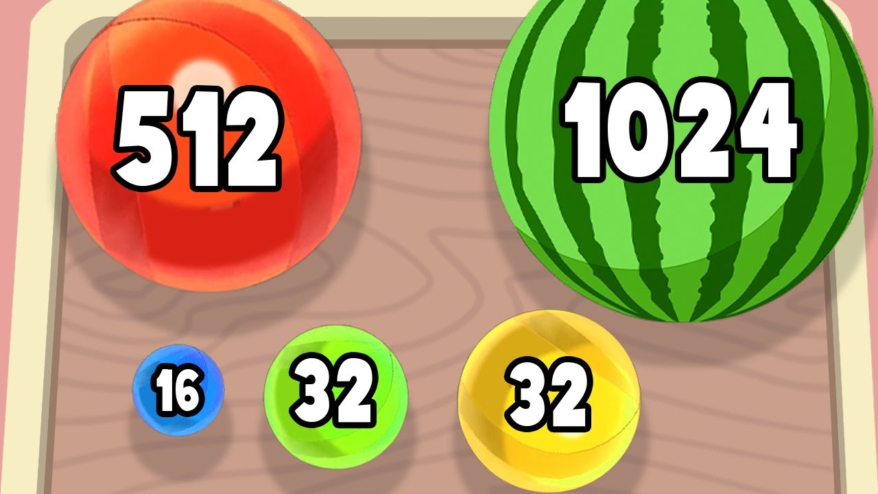 ⭐ Merge Pool 2048 -  New Shape Mobile Games Walkthrough Gameplay Number Run Bonus Level (Part 2)