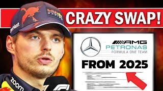 SHOCKING NEWS About Verstappen´s MOVE to Mercedes!