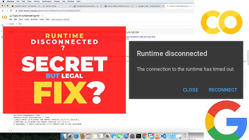 How to: Prevent google colab from runtime disconnects ?