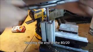 Ridgid 4x6 bandsaw refurbishing part 18, Creating the base stand