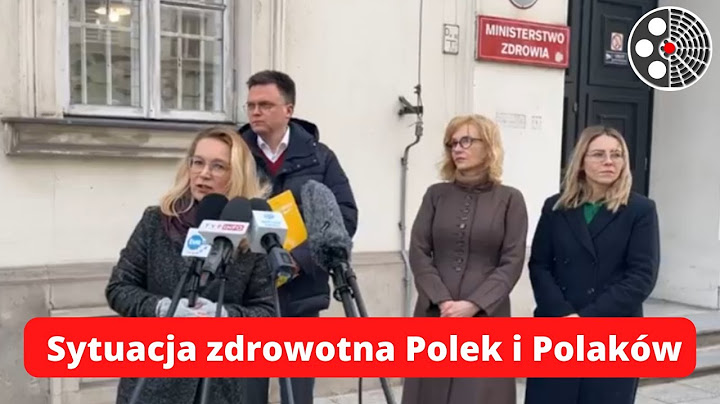 Szymon Hołownia Polska 2050: Sytuacja zdrowotna Polek i Polaków