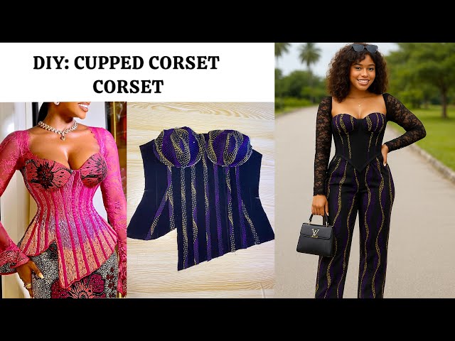 トップス sculpter Team Mary Corset Top M size How to Sew This Trendy Cupped Corset Top | Step-by-Step Sewing