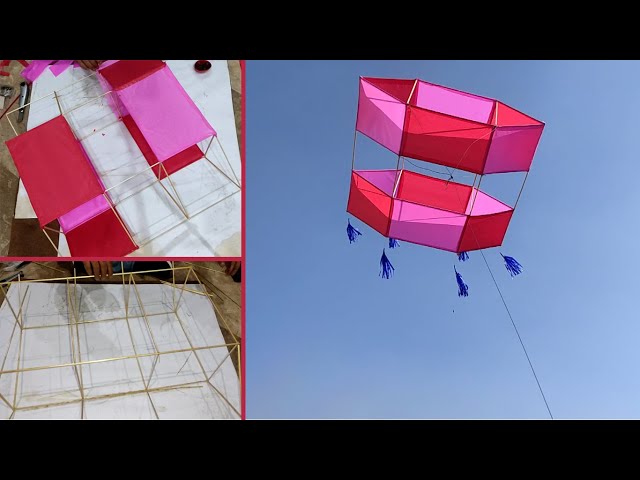 Box Kite Pattern How To Make A Box Kite Flying