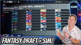 Drafting My Dream Team in Madden 26 🍕 | ASMR Season Sim
