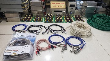 dây loa bãi đức xịn oehlbach , dây canon thụy sĩ  , thụy điển , dây loa bạc sdt 0344382591