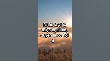 Nhân Và Duyên Để Thoát Nghèo