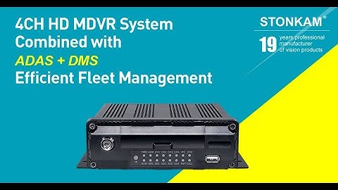 ADAS+DMS in one Mobile dvr System--STONKAM AI Initiative Security three in one