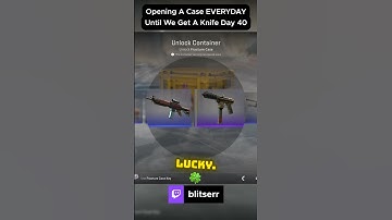 Opening A Case EVERYDAY Until We Get A Knife - Day 40 #shorts
