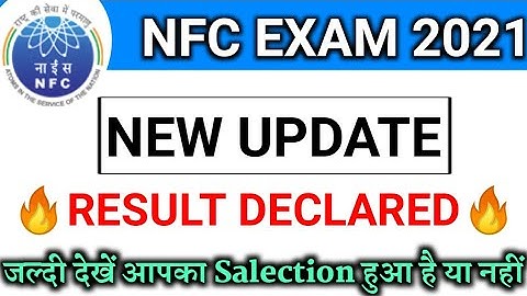 NFC Result 2021 || Nuclear Fuel Complex Result 2021