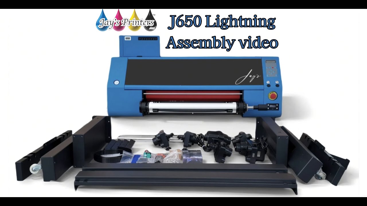 Jay's J650 Lightning UV/DTF Assembly Video