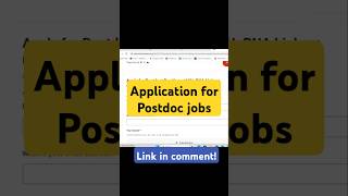 Application For Postdoc Jobs I Science Career