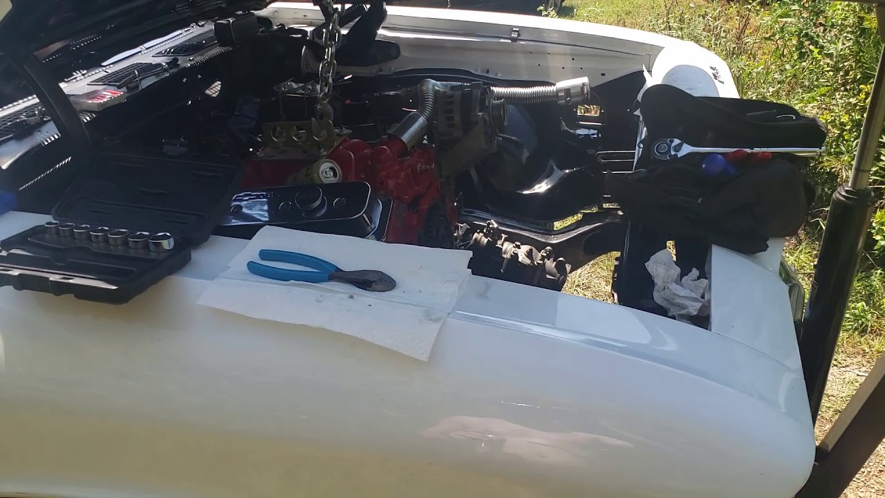 Fixing the oil leak on my 1968 chevelle sbc