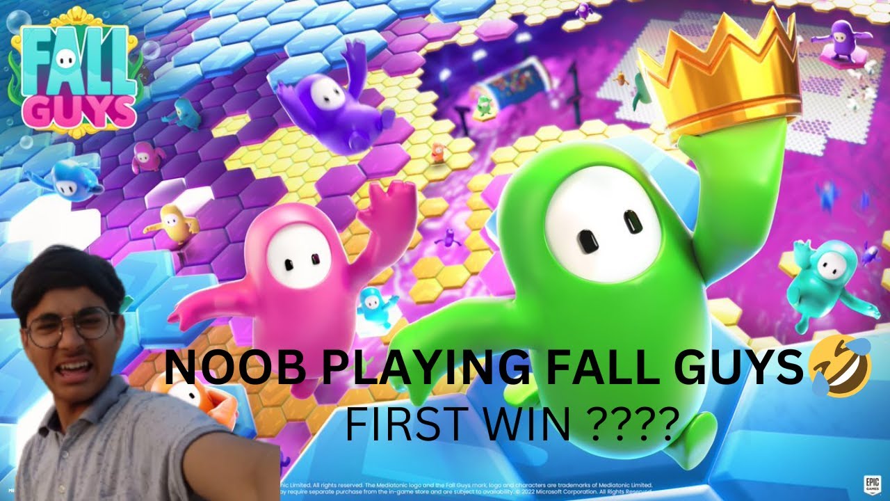 FALL GUYS GAMEPLAY BY NOOB😂😱 | FIRST WIN ???