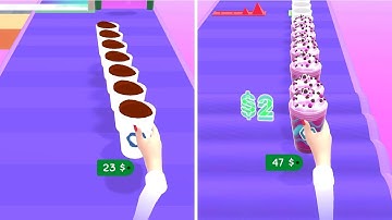 Coffee Stack All Android IOS Levels walkthrough Gameplay lvl 9-10