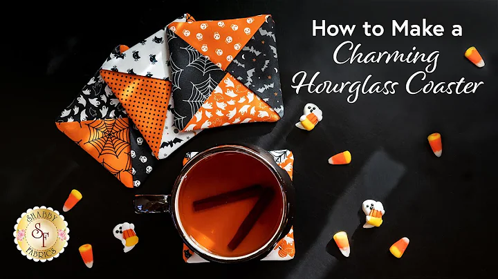 How To Make a Charming Hourglass Coaster | Shabby Fabrics Tutorial