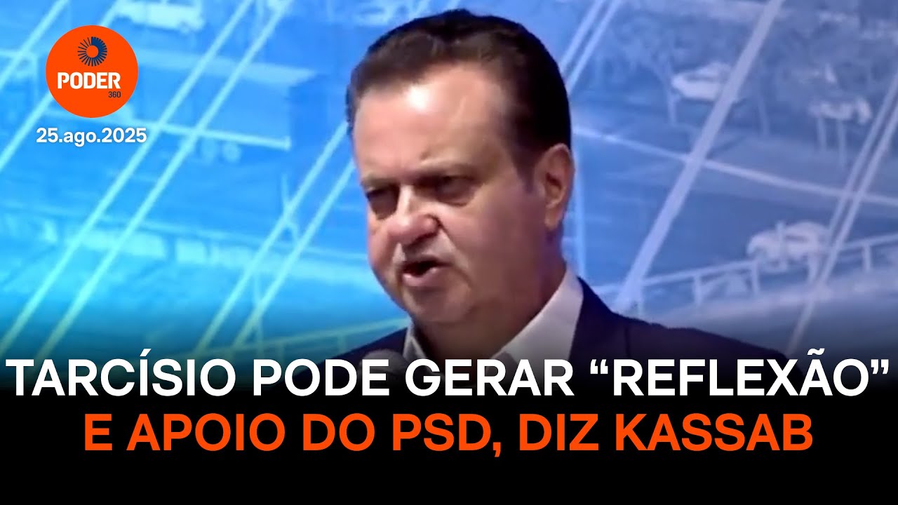Tarcísio pode gerar “reflexão” e apoio do PSD, diz Kassab