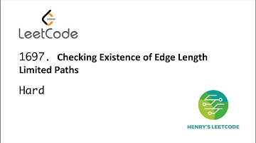Leetcode 1697. Checking Existence of Edge Length Limited Paths