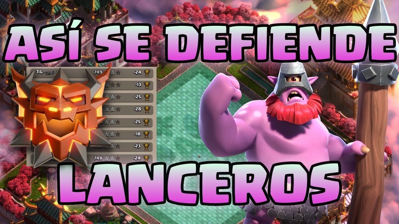 🔥¿¡CÓMO DEFENDER A LOS LANCEROS?! 🚨| LO CONSEGUIMOS | CLASH OF CLANS 