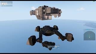 ArmA 3 | Moving around vehicles from and to OPTRE Corvette | Advanced Sling Loading mod