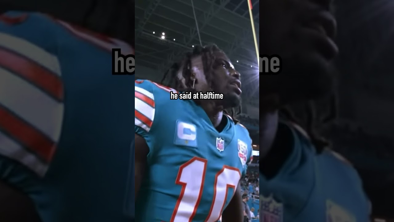 Dolphins' Tyreek Hill says wife told him to get back in the game