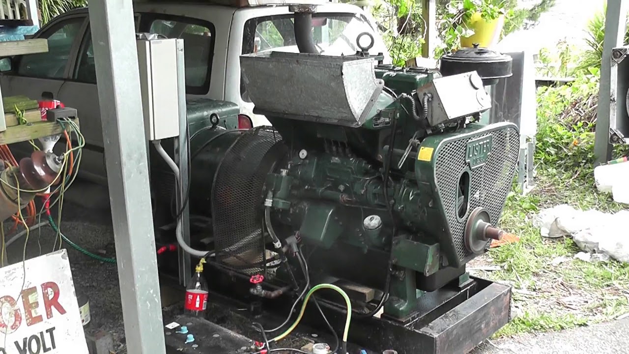 25 kVA Lister Diesel Generator YouTube