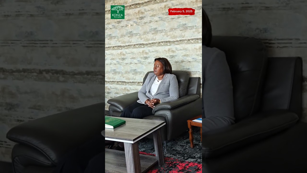 Konza Technopolis is pleased to host the Cabinet Secretary of the Ministry of Lands,  Alice Wahome
