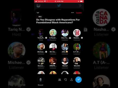 Tariq Nasheed Debates Reparations With SWS On #Twitter Space