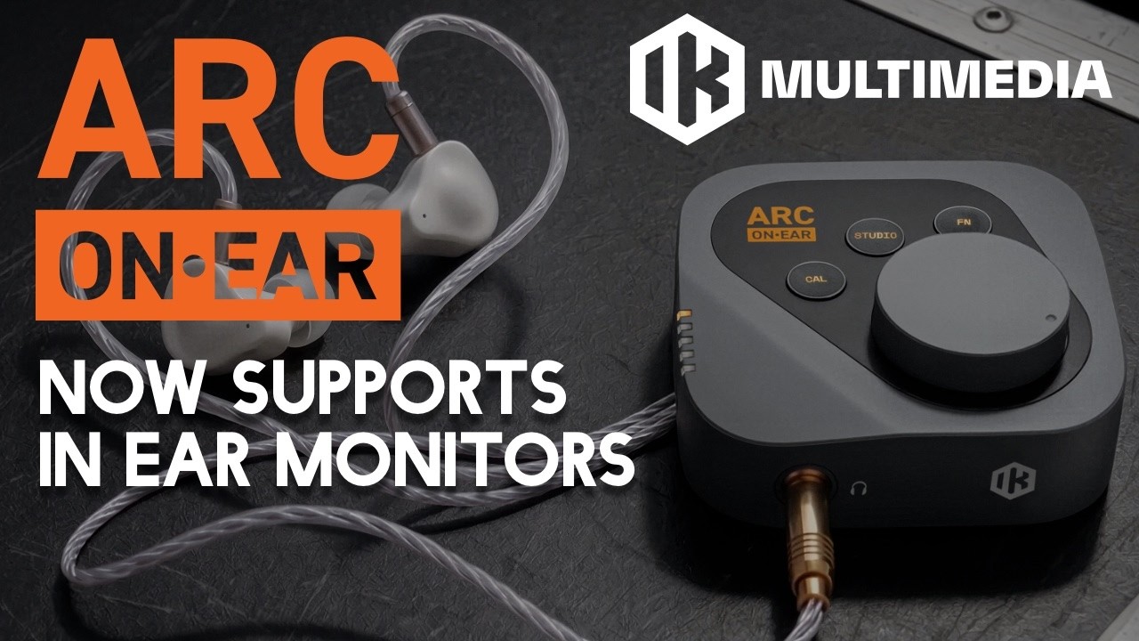 IK Multimedia ARC ON-EAR Headphone Amplifier and DAC | Sweetwater