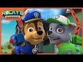 Chase&#39;s Emergency Light Goes Out! - Rocky&#39;s Garage - PAW Patrol Cartoons for Kids