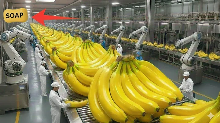 Inside a banana soap factory – An incredible automated production process