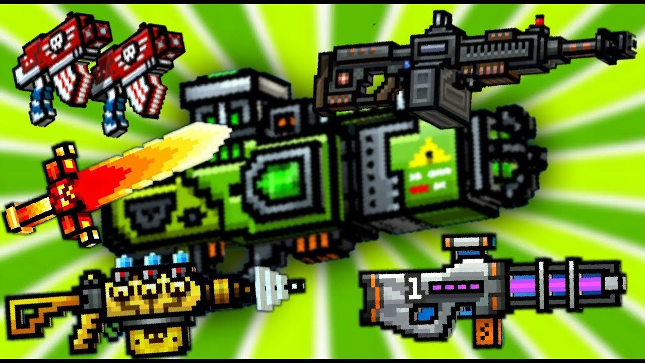 Pixel Gun 3D Top Sellers (01)Weapons ( 暢銷武器 第一版 YouTube