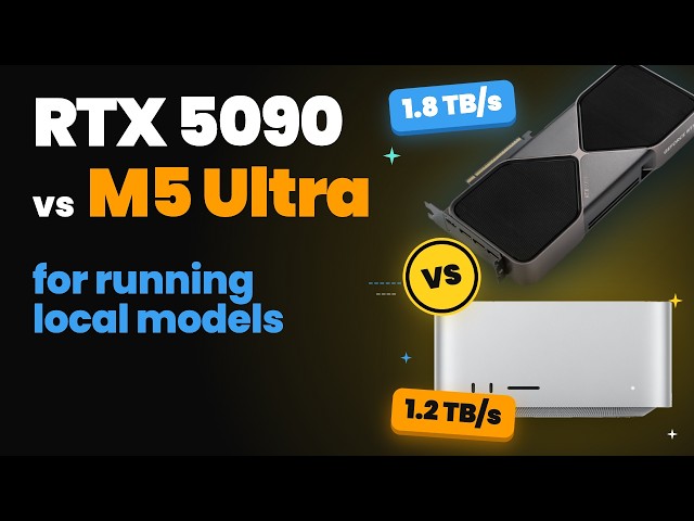 RTX 5090 vs M5 Ultra: Which AI Powerhouse Wins?
