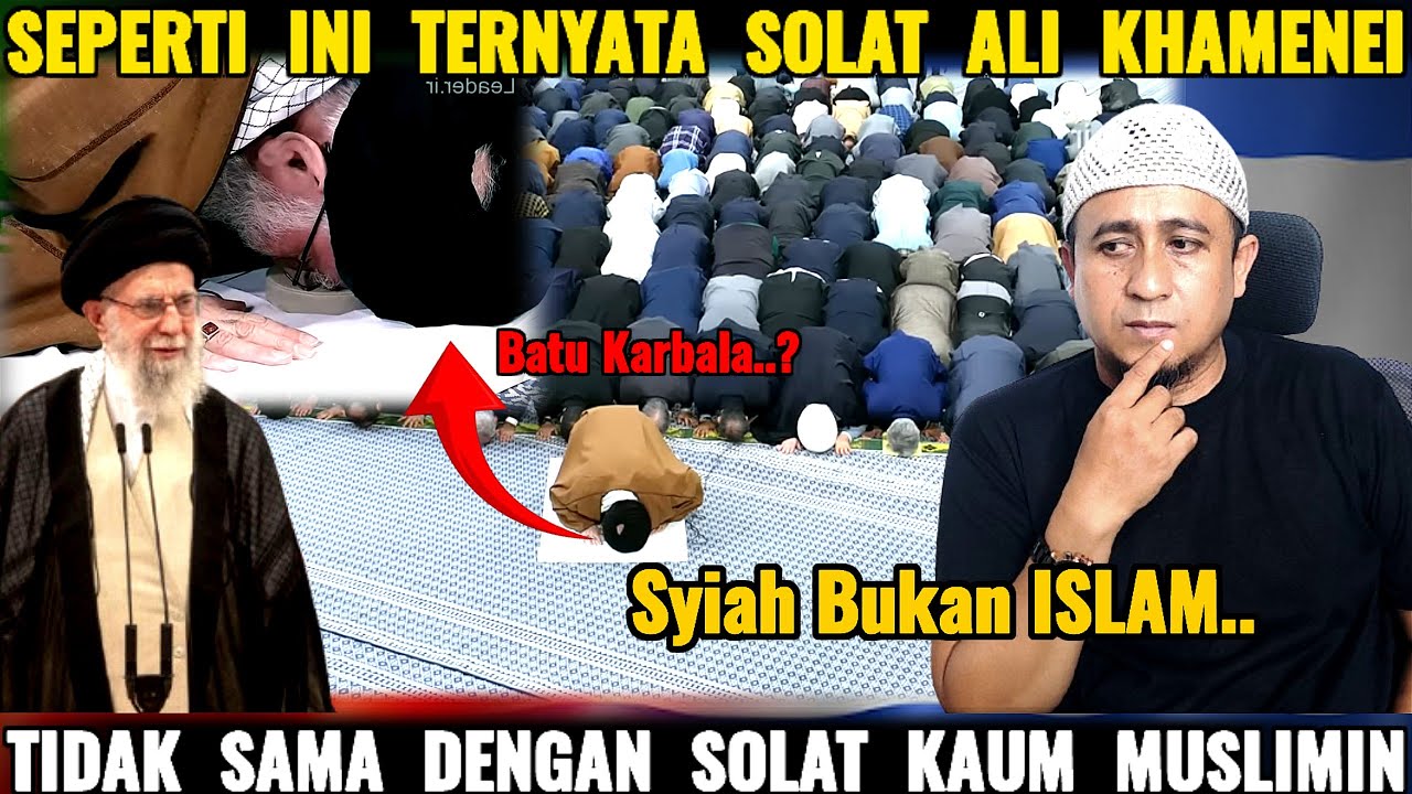 Seperti ini Ternyata Solat Ali Khamenei Pembesar Syi'ah iran..? Berbeda Dengan Solat Kita Umat Islam