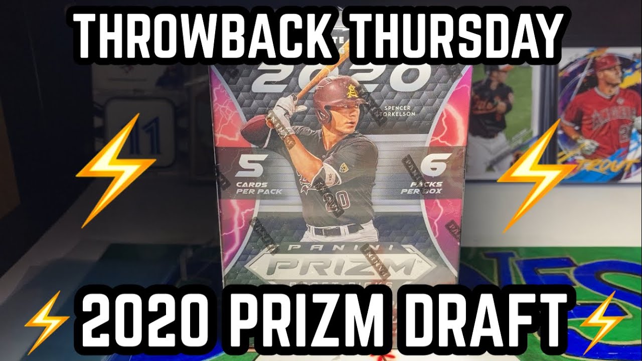 ♦️THROWBACK THURSDAY♦️2020 PRIZM DRAFT BLASTER BOX OPENING BASEBALL CARDS⭐️AUTO⭐️
